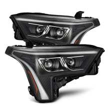 Load image into Gallery viewer, AlphaRex LED Projector Headlights Toyota Tundra (22-23) [LUXX Series - DRL Light Tube] Alpha-Black or Black - Black w/ White DRL / Stock Reflector Alternate Image