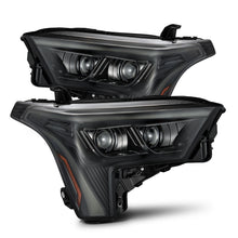 Load image into Gallery viewer, AlphaRex LED Projector Headlights Toyota Tundra (22-23) [LUXX Series - DRL Light Tube] Alpha-Black or Black - Alpha-Black w/ White DRL / Stock Reflector Alternate Image