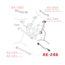 Load image into Gallery viewer, Godspeed Toe Arms Dodge Charger (06 - 21) Challenger (08 - 21) Adjustable Rear Pair - Toe Arms - AK-246 - Redline360 Alternate Image