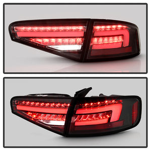 Spyder LED Tail Lights Audi S4 (2013-2016) [Sequential LED Turn Signal] Clear Light Bar Parking Lights