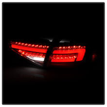 Load image into Gallery viewer, Spyder LED Tail Lights Audi A4 (2013-2016) [Sequential LED Turn Signal] Clear Light Bar Parking Lights Alternate Image