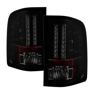 Spyder LED Tail Lights Chevy Silverado 1500 (07-13) 2500HD/3500HD (07-14) Black / Black Smoke / Red Smoke / Red Clear