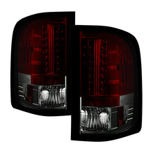 Load image into Gallery viewer, Spyder LED Tail Lights Chevy Silverado 1500 (07-13) 2500HD/3500HD (07-14) Black / Black Smoke / Red Smoke / Red Clear Alternate Image