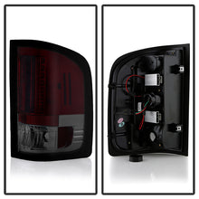 Load image into Gallery viewer, Spyder LED Tail Lights Chevy Silverado 1500 (07-13) 2500HD/3500HD (07-14) Black / Black Smoke / Red Smoke / Red Clear Alternate Image