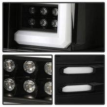 Load image into Gallery viewer, Spyder LED Tail Lights Chevy Silverado 1500 (14-18) 2500HD/3500HD (15-19) Bulb Type Only [Light Bar LED] Black / All Black / Black Smoke / Red Clear Alternate Image