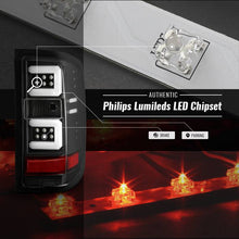 Load image into Gallery viewer, Spyder LED Tail Lights Chevy Silverado 1500 (16-18) 2500/3500 HD (16-19) w/ Factory LED [Light Bar LED] Smoke / Red - All Black Alternate Image