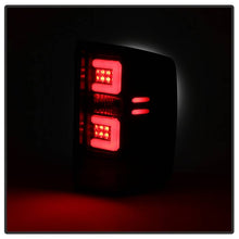 Load image into Gallery viewer, Spyder LED Tail Lights Chevy Silverado 1500 (16-18) 2500/3500 HD (16-19) w/ Factory LED [Light Bar LED] Smoke / Red - All Black Alternate Image