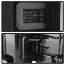 Load image into Gallery viewer, Spyder LED Tail Lights Chevy Silverado 1500 (16-18) 2500/3500 HD (16-19) w/ Factory LED [Light Bar LED] Smoke / Red - All Black Alternate Image
