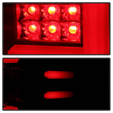 Load image into Gallery viewer, Spyder LED Tail Lights Chevy Silverado 1500 (16-18) 2500/3500 HD (16-19) w/ Factory LED [Light Bar LED] Smoke / Red - All Black Alternate Image