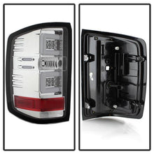 Load image into Gallery viewer, Spyder LED Tail Lights Chevy Silverado 1500 (16-18) 2500/3500 HD (16-19) w/ Factory LED [Light Bar LED] Smoke / Red - All Black Alternate Image