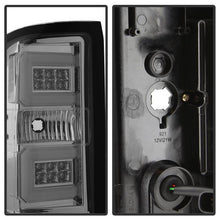 Load image into Gallery viewer, Spyder LED Tail Lights Chevy Silverado 1500 (16-18) 2500/3500 HD (16-19) w/ Factory LED [Light Bar LED] Smoke / Red - All Black Alternate Image