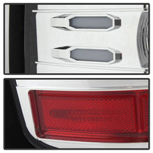 Load image into Gallery viewer, Spyder LED Tail Lights Chevy Silverado 1500 (16-18) 2500/3500 HD (16-19) w/ Factory LED [Light Bar LED] Smoke / Red - All Black Alternate Image