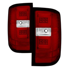 Load image into Gallery viewer, Spyder LED Tail Lights Chevy Silverado 1500 (16-18) 2500/3500 HD (16-19) w/ Factory LED [Light Bar LED] Smoke / Red Alternate Image
