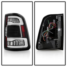 Load image into Gallery viewer, Spyder LED Tail Lights Dodge Ram 1500 [Non-Halogen Model] (19-21) Sequential Turn Signal - Black Clear Alternate Image