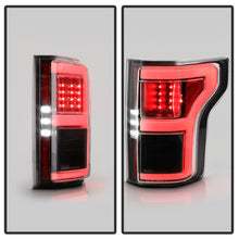 Load image into Gallery viewer, Spyder LED Tail Lights Ford F150 (18-20) [w/ Rear Blind Spot Sensor Model] Clear Black Alternate Image