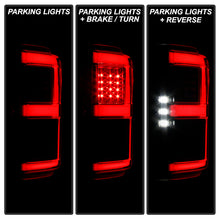 Load image into Gallery viewer, Spyder LED Tail Lights Ford F150 (18-20) [w/ Rear Blind Spot Sensor Model] Clear Black Alternate Image