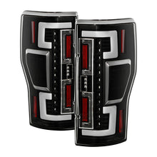 Load image into Gallery viewer, Spyder LED Tail Lights Ford F250 Super Duty (20-21) [w/ Blind Spot Monitoring Model] Clear Black - Default Title Alternate Image