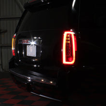 Load image into Gallery viewer, Spyder Tail Lights GMC Yukon / Yukon XL (2015-2019) Black w/ LED Outline Alternate Image