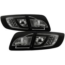 Load image into Gallery viewer, Spyder LED Tail Lights Mazda 3 Sedan (2003-2008) Black Smoke Alternate Image