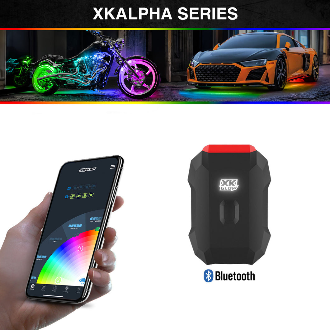 XKalpha Underglow Light Kit w/ RGBW Color Chasing