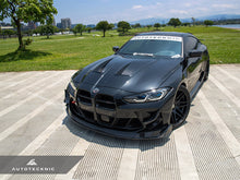 Load image into Gallery viewer, AutoTecknic Front Aero Lip BMW G80 M3 G82 G83 M4 (2021-2026) Motorsports - Dry Carbon Fiber - G80 M3 / No Alternate Image