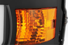 Load image into Gallery viewer, AlphaRex LED Projector Headlights Chevy Silverado 2500HD/3500HD (15-19) [3D Ice-Cube LED - NOVA Series w/ DRL] Black / Chrome / Jet Black - Black Alternate Image
