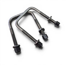 Load image into Gallery viewer, Apoc Industries Rear Lift Blocks for Dodge Ram 1500 2WD / 4WD (1994-2001) Tapered Profile 4"/ 6" / 8" Lift with or without Anti-Wrap &amp; Main U-Bolts - Black Alternate Image