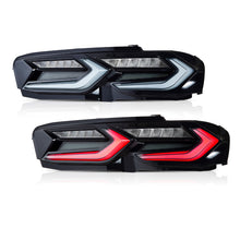 Load image into Gallery viewer, Auto Addict Tail Lights Chevy Camaro (19-23) Umbra Style or Velox Style w/ Sequential Turn Signal Alternate Image