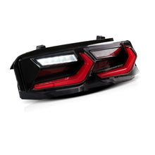 Load image into Gallery viewer, Auto Addict Tail Lights Chevy Camaro (19-23) Umbra Style or Velox Style w/ Sequential Turn Signal Alternate Image