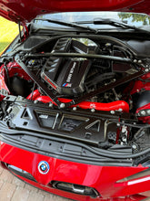 Load image into Gallery viewer, IRL Silicone Front Mount Intakes BMW M2 M3 M4 G80 G82 G83 G87 S58 (2021-2026) G8X High Performance - Black / Red Alternate Image