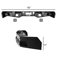 Load image into Gallery viewer, Bulken Off Road Rear Bumper Chevy Silverado 1500 (2019-2024) Rugged Steel Alternate Image