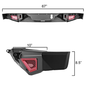 Bulken Off Road Front Bumper Jeep Gladiator (20-24) X Series Steel - Front or Rear