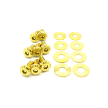 Load image into Gallery viewer, Fast Turn Fittings Trunk Hardware Kit for BMW 335i E90 / E91 / E92 / E93 (2007-2013) Titanium - Cosmic Burn / Blue / Gold / Polished / Purple / Black / Oil Slick Alternate Image