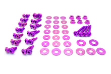 Load image into Gallery viewer, Fast Turn Fittings Engine Bay Hardware Kit for BMW 135i E82 (2007-2012) Titanium Stage 1 - Purple / Cosmic Burn / Black / Blue / Gold / Polished Alternate Image