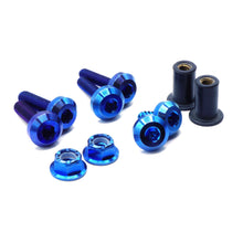 Load image into Gallery viewer, Fast Turn Fittings Air Intake Scoop Hardware Kit for BMW M3 E46 (2000-2006) Titanium - Blue / Black / Gold / Polished / Purple / Cosmic Burn / Oil Slick Alternate Image