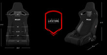 Load image into Gallery viewer, BRAUM Elite-R Racing Seats (Reclinable - Black Trim) Black / Blue / Red Cloth Alternate Image