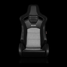 Load image into Gallery viewer, BRAUM Elite S Racing Seats (Reclinable - Black Leatherette) Black Cloth / Blue Cloth / Red Cloth / Red Plaid / Gray Plaid Alternate Image