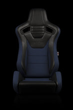 Load image into Gallery viewer, BRAUM Elite S Racing Seats (Reclinable - Black Leatherette) Black Cloth / Blue Cloth / Red Cloth / Red Plaid / Gray Plaid Alternate Image