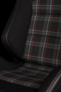 BRAUM Elite S Racing Seats (Reclinable - Black Leatherette) Black Cloth / Blue Cloth / Red Cloth / Red Plaid / Gray Plaid