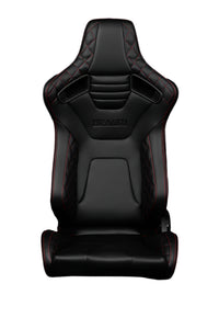 BRAUM Elite-X Racing Seats (Sport - Reclining) Black / Red / White / British Tan