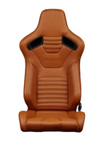 Load image into Gallery viewer, BRAUM Elite-X Racing Seats (Sport - Reclining) Black / Red / White / British Tan Alternate Image