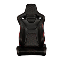 Load image into Gallery viewer, BRAUM Elite-X Racing Seats (Sport - Reclining) Black / Red / White / British Tan Alternate Image