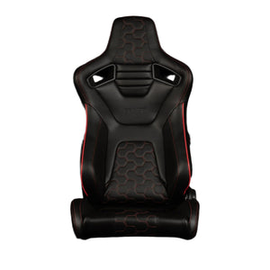 BRAUM Elite-X Racing Seats (Sport - Reclining) Black / Red / White / British Tan