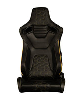 Load image into Gallery viewer, BRAUM Elite-X Racing Seats (Sport - Reclining) Black / Red / White / British Tan Alternate Image