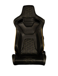 BRAUM Elite-X Racing Seats (Sport - Reclining) Black / Red / White / British Tan