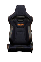 Load image into Gallery viewer, BRAUM Elite-X Racing Seats (Sport - Reclining) Black / Red / White / British Tan Alternate Image