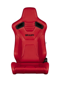 BRAUM Elite-X Racing Seats (Sport - Reclining) Black / Red / White / British Tan