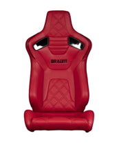 Load image into Gallery viewer, BRAUM Elite-X Racing Seats (Sport - Reclining) Black / Red / White / British Tan Alternate Image