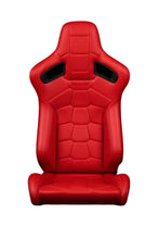 Load image into Gallery viewer, BRAUM Elite-X Racing Seats (Sport - Reclining) Black / Red / White / British Tan Alternate Image