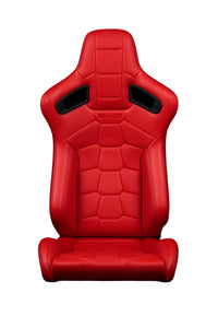 BRAUM Elite-X Racing Seats (Sport - Reclining) Black / Red / White / British Tan